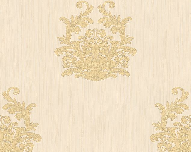Tapete Architects Paper Nobile in Creme Metallic - 958614