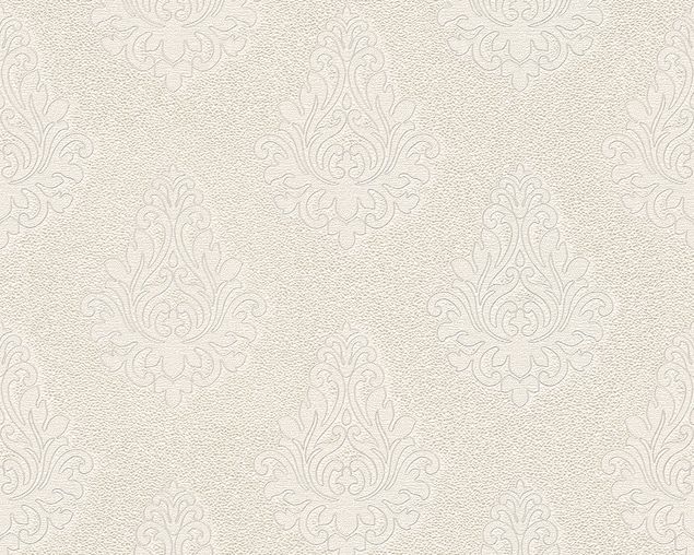 Tapete Architects Paper Nobile in Creme Metallic Weiß - 959812