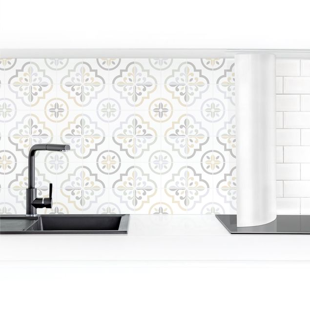 Küchenrückwand Muster Geometrische Fliesen - Asti