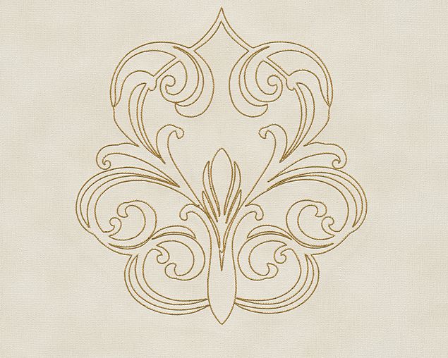 Tapete Architects Paper Nobile in Creme Metallic - 969833