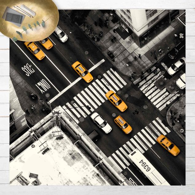Aussen Teppich New York City Cabs