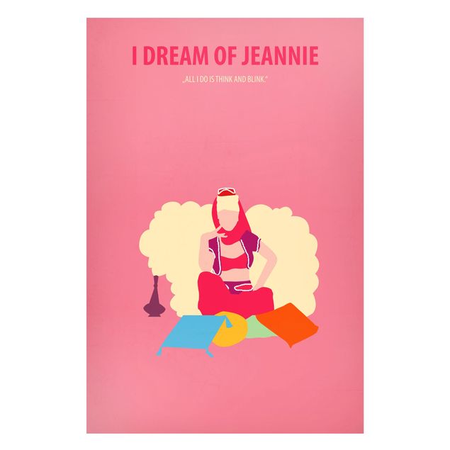 Schöne Wandbilder Filmposter I dream of Jeannie