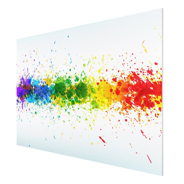 Schöne Wandbilder Rainbow Splatter