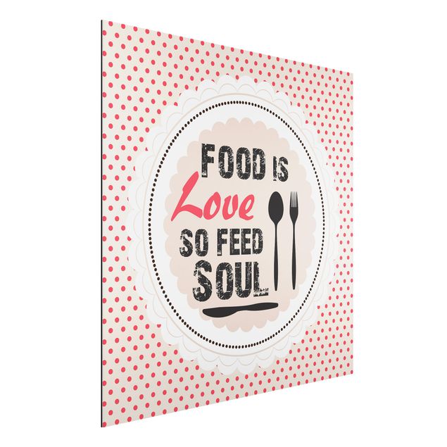 Wandbilder Food Is Love