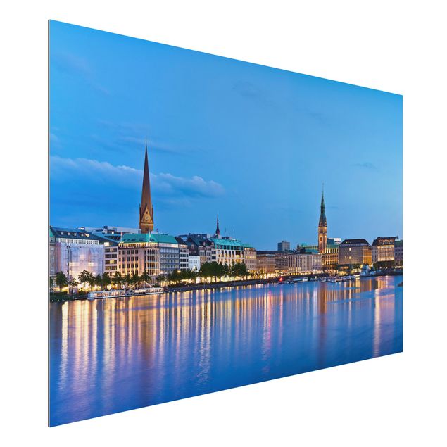 Schöne Wandbilder Hamburg Skyline