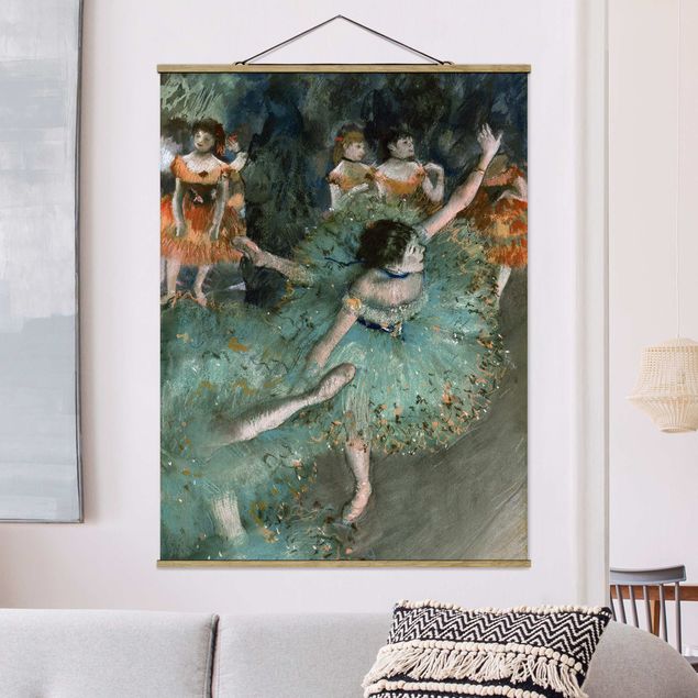 Impressionismus Bilder Edgar Degas - Tänzerinnen in Grün