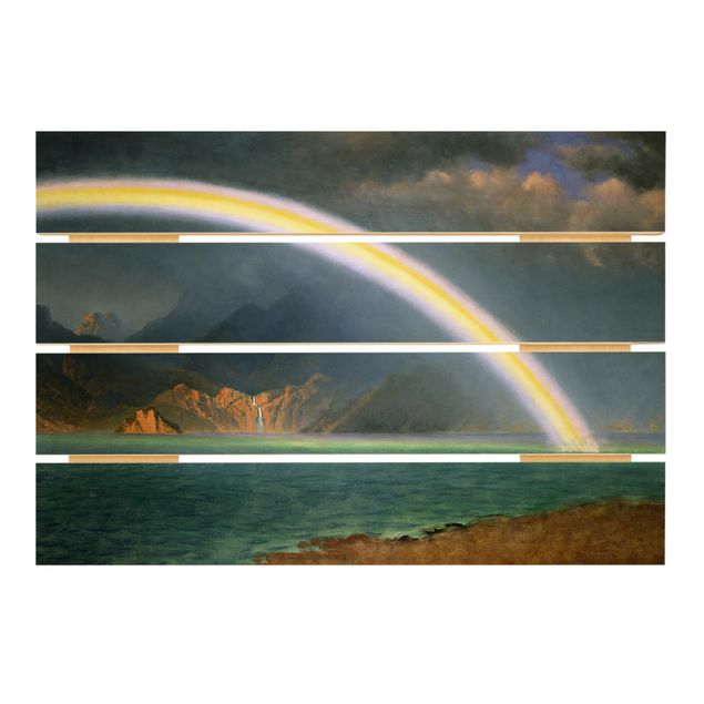 Albert Bierstadt Bilder Albert Bierstadt - Regenbogen über Jenny Lake