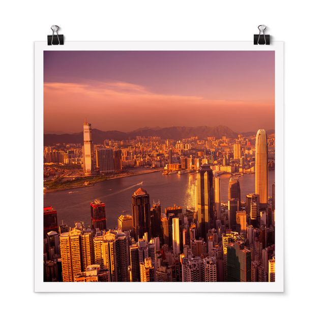 Poster kaufen Hongkong Sunset