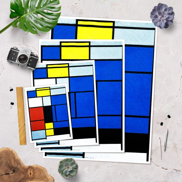 Poster bestellen Piet Mondrian - Tableau No. 1