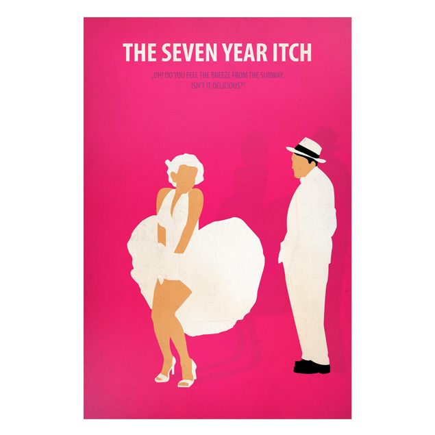 Schöne Wandbilder Filmposter The seven year itch