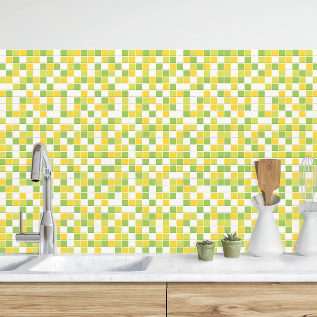 Küchenrückwände Platte Mosaikfliesen Frühlingsset