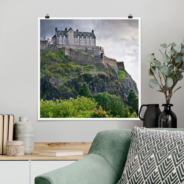Poster - Edinburgh Castle - Quadrat 1:1