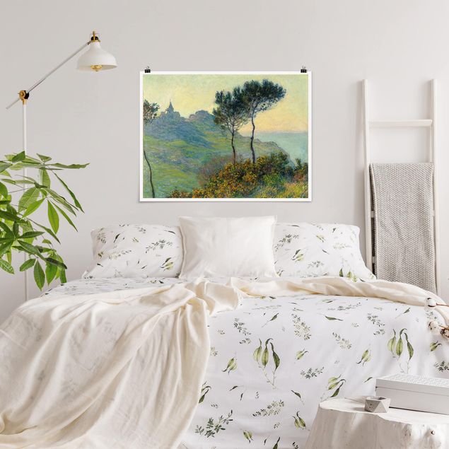 Poster Natur Claude Monet - Varengeville Abendsonne