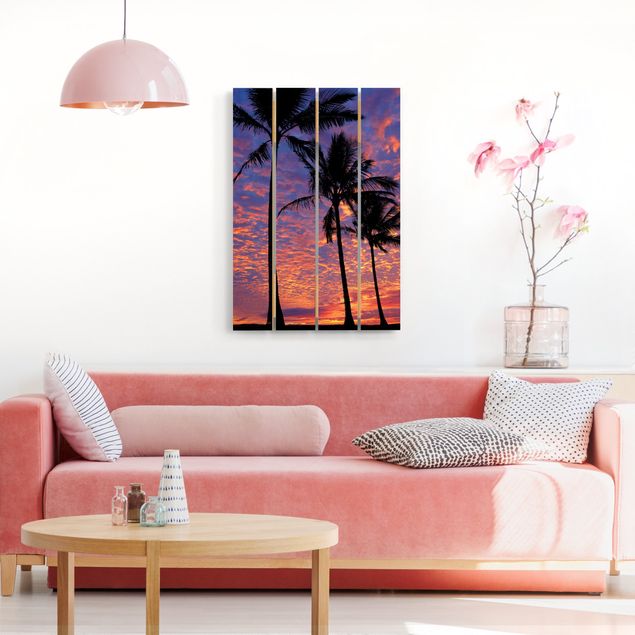 Moderne Holzbilder Palms