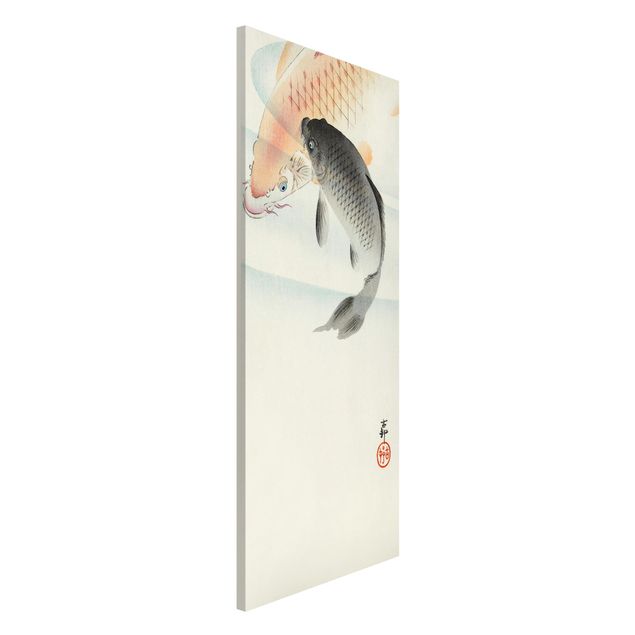 Wandbilder Tiere Vintage Illustration Asiatische Fische I