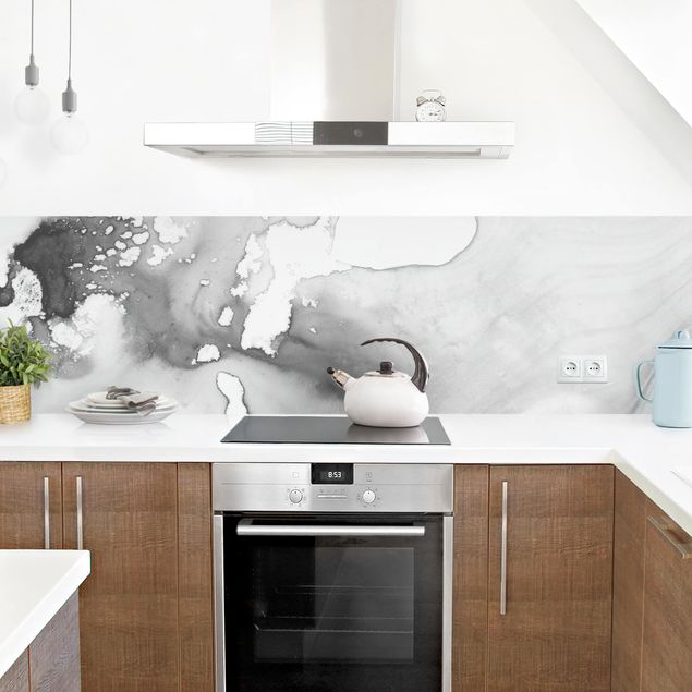 Küchenrückwand abstrakt Dunst und Wasser IV