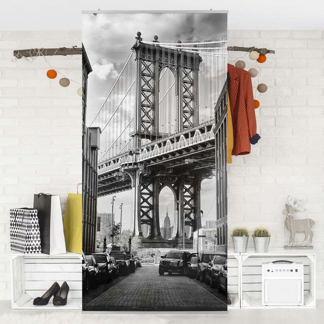 Raumteiler Vorhang Manhattan Bridge In America