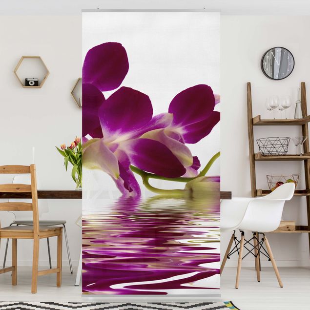 Raumteiler Vorhang Pink Orchid Waters