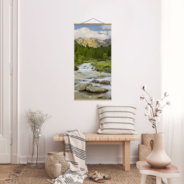 Stoffbilder zum Aufhängen Debanttal Nationalpark Hohe Tauern