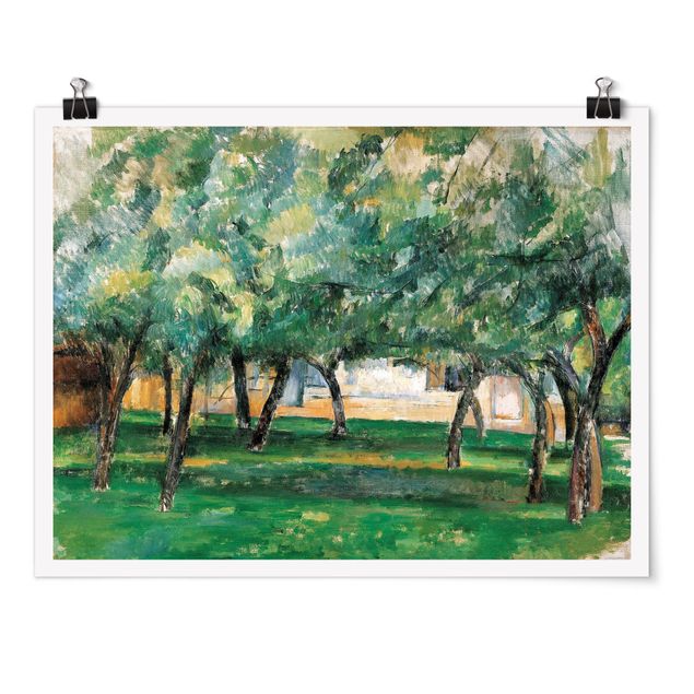 Poster - Paul Cézanne - Gehöft Normandie - Querformat 3:4