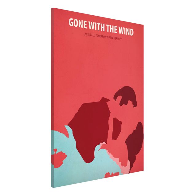 Magnettafel Büro Filmposter Gone with the wind