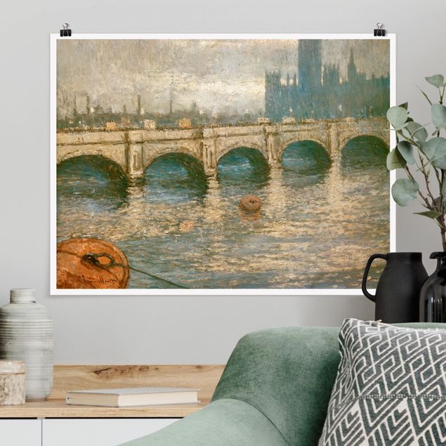 Kunstdrucke Impressionismus Claude Monet - Themsebrücke