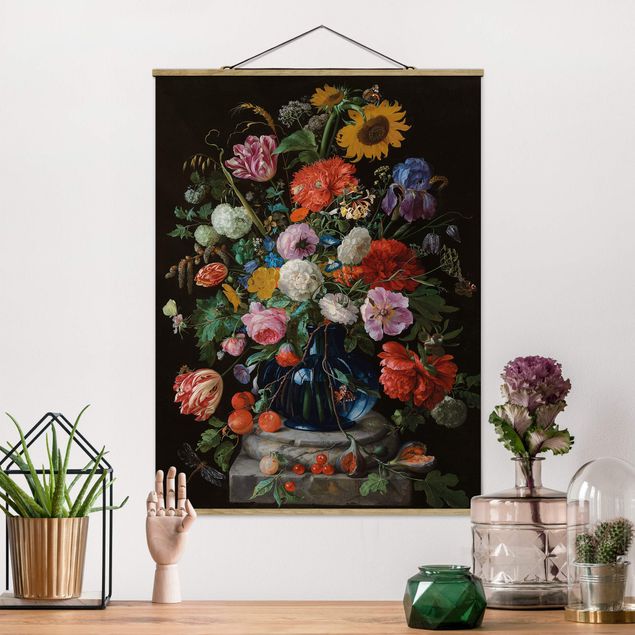 Bilder Barock Jan Davidsz de Heem - Glasvase mit Blumen