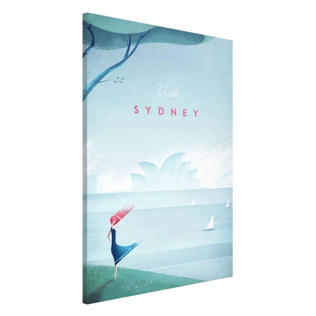 Magnettafel Strand Reiseposter - Sidney