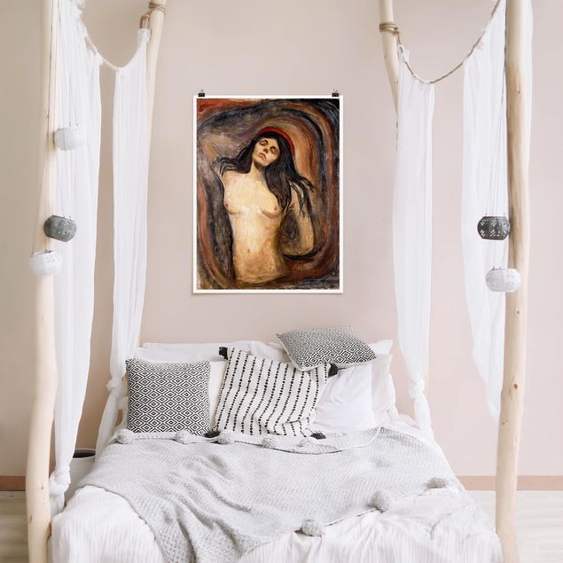 Edvard Munch Poster Edvard Munch - Madonna