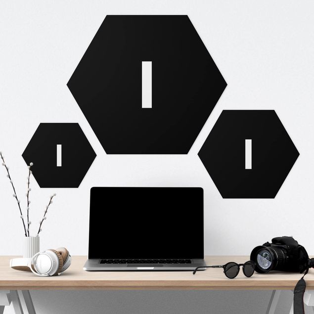 Hexagon Bild Forex - Buchstabe Schwarz I