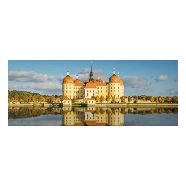 Glasbild - Moritzburg - Panorama Quer