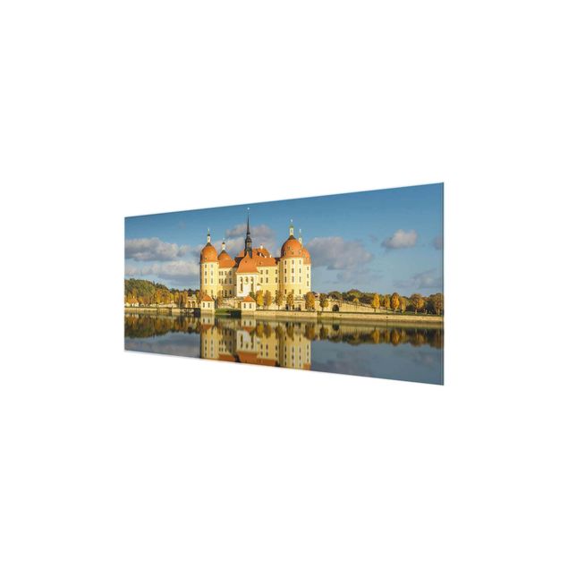 Glasbild - Moritzburg - Panorama Quer