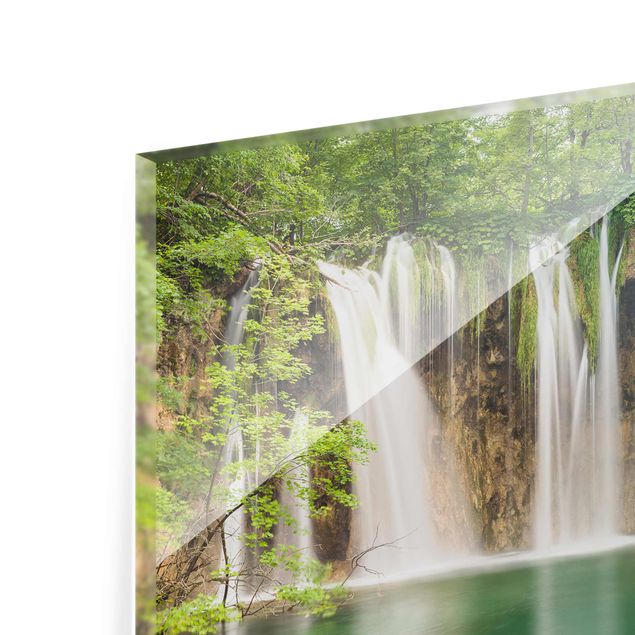 Bilder für die Wand Wasserfall Plitvicer Seen
