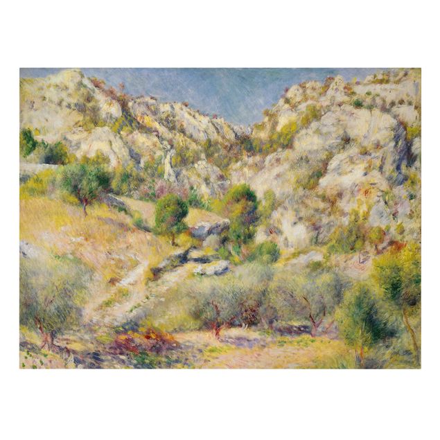 Kunstdrucke auf Leinwand Auguste Renoir - Felsen bei Estaque
