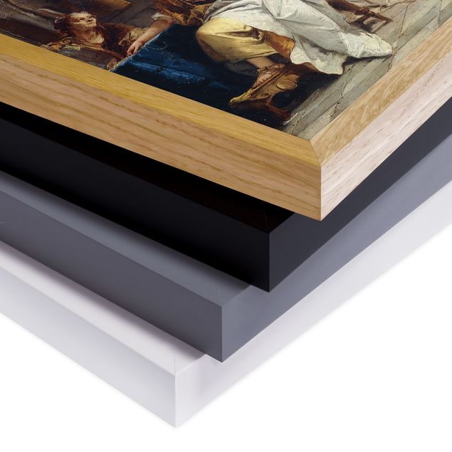 Wandbilder mit Rahmen Giovanni Battista Tiepolo - Alexander der Große