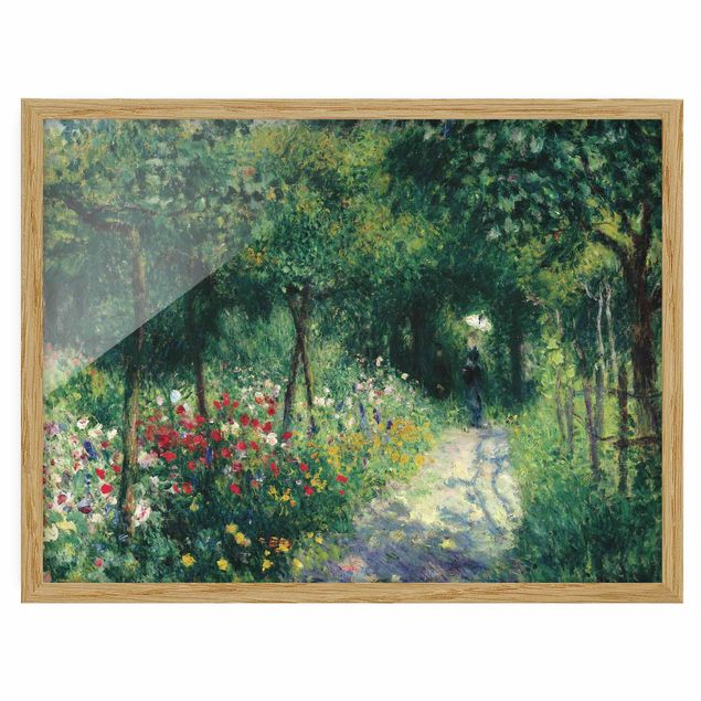 Gerahmte Kunstdrucke Auguste Renoir - Frauen im Garten