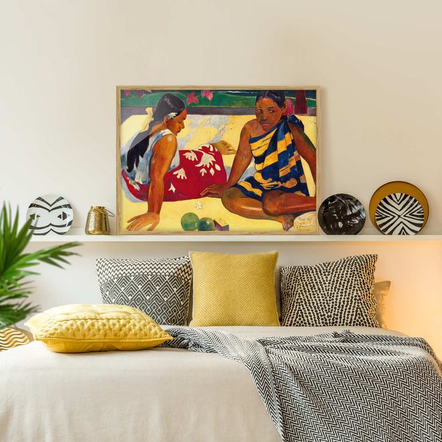 Kunstdrucke mit Rahmen Paul Gauguin - Frauen von Tahiti