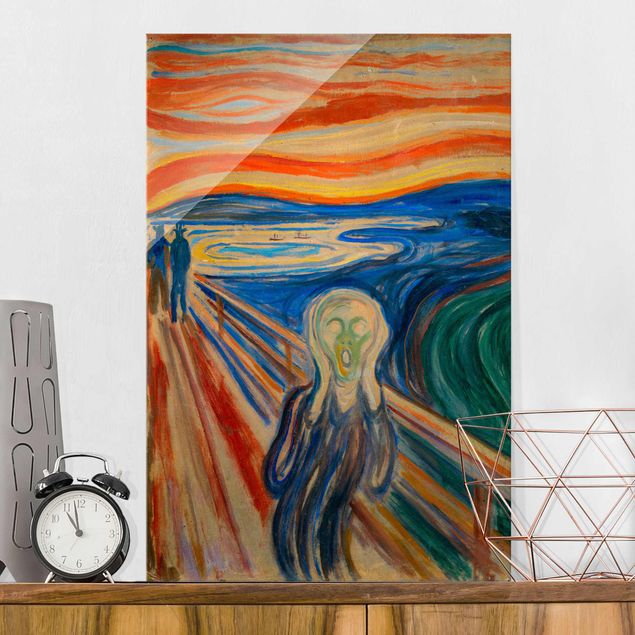 Glasbilder Edvard Munch - Der Schrei