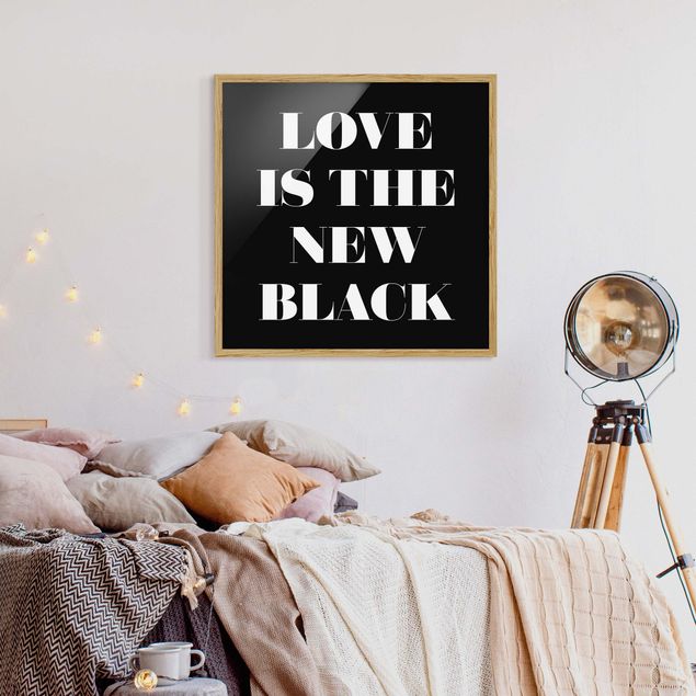 Bilder für die Wand Love is the new black