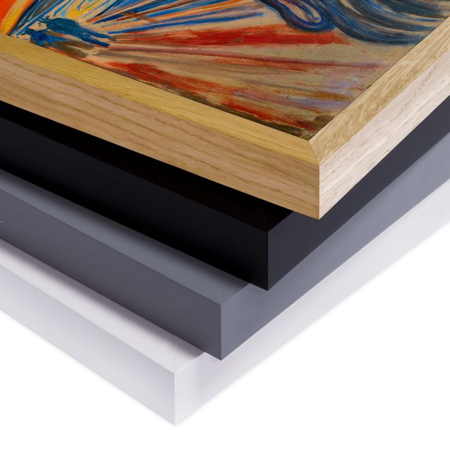 Bilder mit Rahmen abstrakt Edvard Munch - Der Schrei