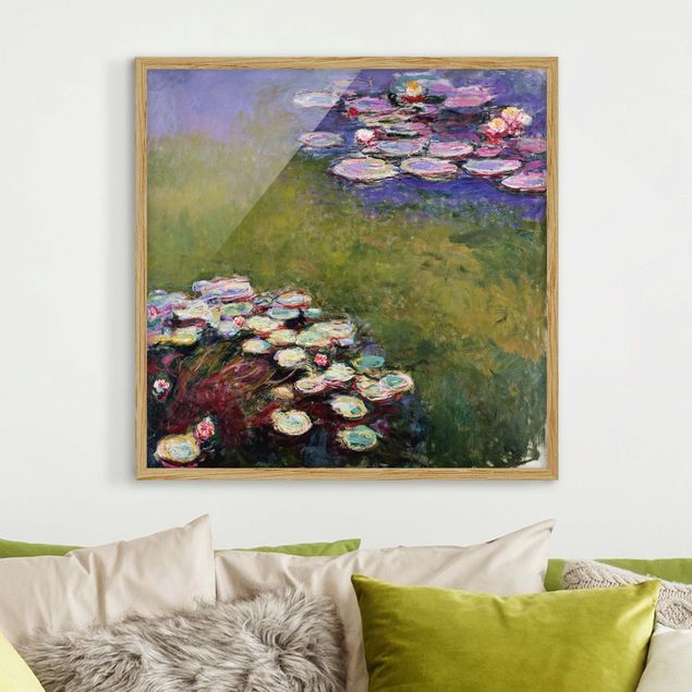 Bild mit Rahmen Claude Monet Claude Monet - Seerosen