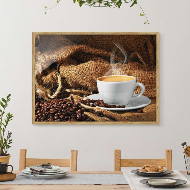 Schöne Wandbilder Kaffee am Morgen