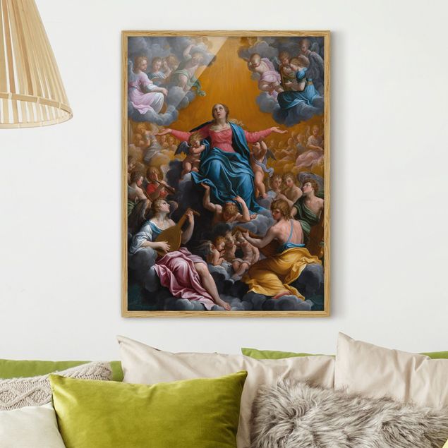 Gerahmte Kunstdrucke Guido Reni - Himmelfahrt Mariens