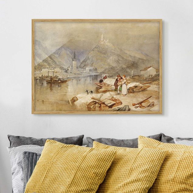 Landschaftsbilder mit Rahmen William Turner - Bernkastel an der Mosel