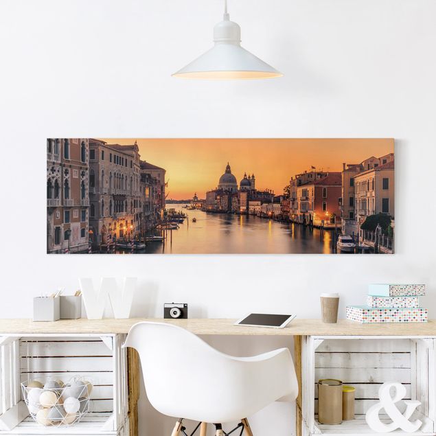 Leinwandbilder Italien Goldenes Venedig