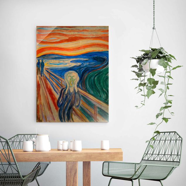Wandbilder abstrakt Edvard Munch - Der Schrei