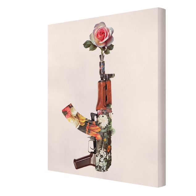 Bilder für die Wand Waffe mit Rose