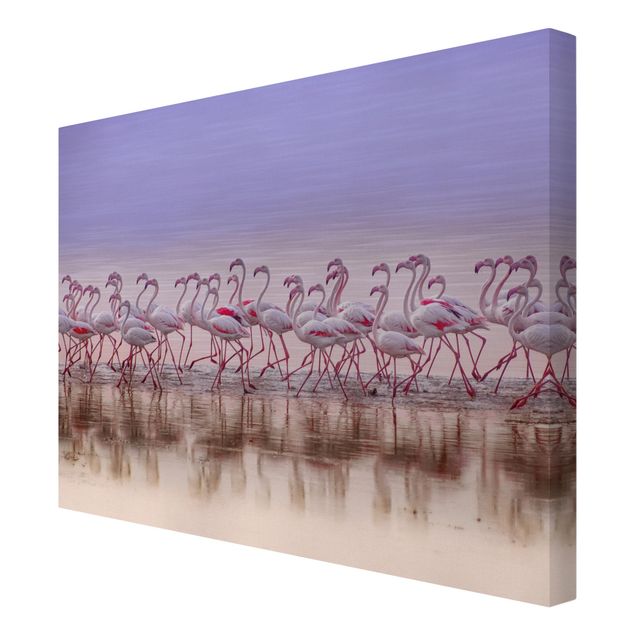 Schöne Wandbilder Flamingo Party