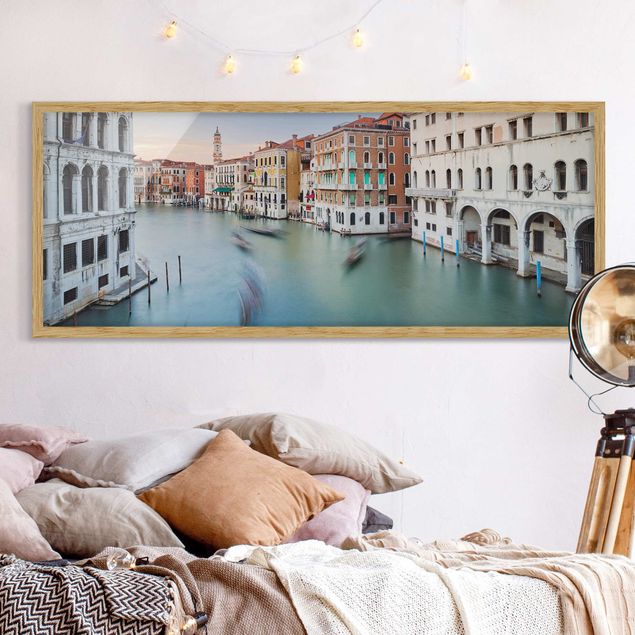 Wandbilder Canale Grande Blick von der Rialtobrücke Venedig