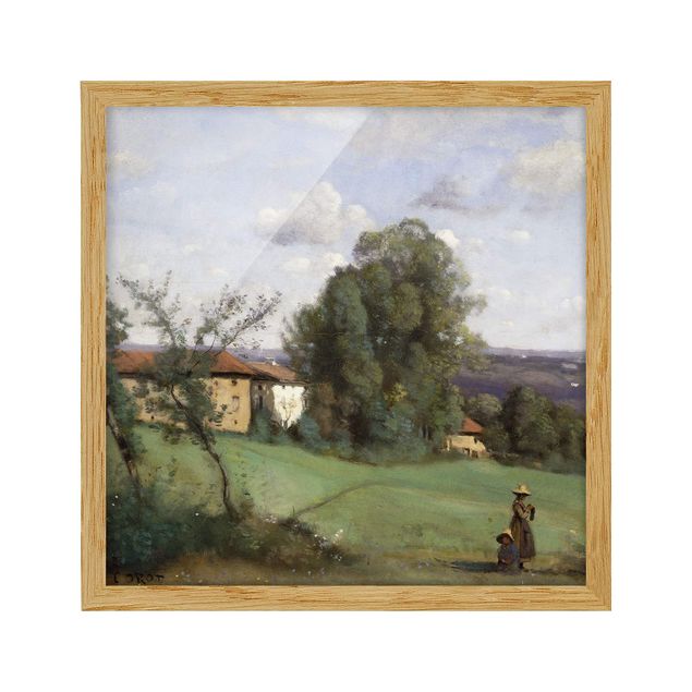 Jean-Baptiste Camille Corot Bilder Jean-Baptiste Camille Corot - Ein Bauernhof